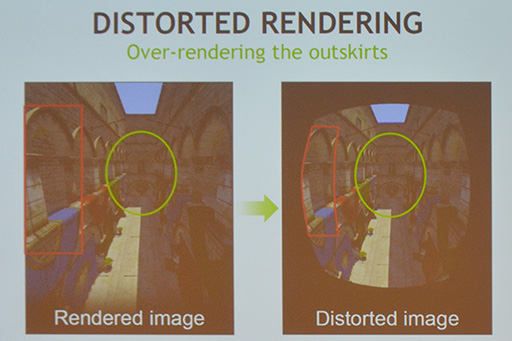 画像ギャラリー No.016のサムネイル画像 / ［GTC 2016］NVIDIAのVR向けライブラリ「VRWorks」は着実に進化していた。実装済みの多彩な機能が説明されたセッションをレポート