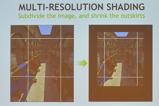 画像ギャラリー No.018のサムネイル画像 / ［GTC 2016］NVIDIAのVR向けライブラリ「VRWorks」は着実に進化していた。実装済みの多彩な機能が説明されたセッションをレポート