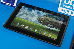 画像ギャラリー No.006のサムネイル画像 / UQ,WiMAX対応のルーターやAndroidタブレットなどの新製品を披露。2012年8月末を目途に横浜市営地下鉄を対応エリアに