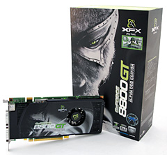 画像ギャラリー No.001のサムネイル画像 / XFX,GeForce 8800 GTをクロック違いで3モデル発売