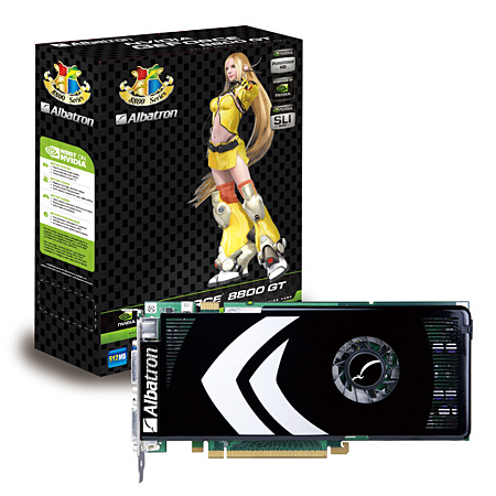 画像ギャラリー No.001のサムネイル画像 / Albatron,リファレンスデザインのGeForce 8800 GTカードを発売