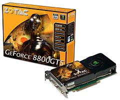 画像ギャラリー No.001のサムネイル画像 / ZOTAC,Albatron,XFX&玄人志向,GeForce 8800 GTS 512搭載カードを発表