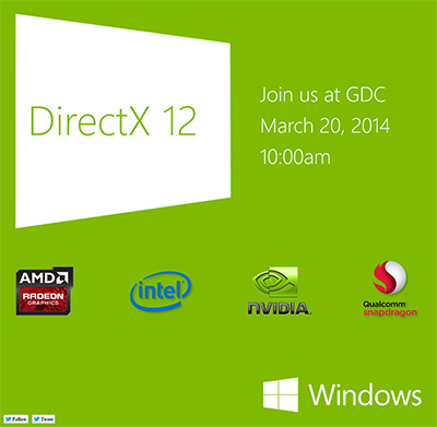 画像ギャラリー No.002のサムネイル画像 / Microsoft，「DirectX 12」のティザーページを公開。GDC 2014で発表か？
