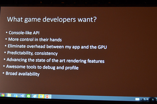 画像ギャラリー No.008のサムネイル画像 / ［GDC 2014］DirectX 12，ついに発表。その特徴に迫る