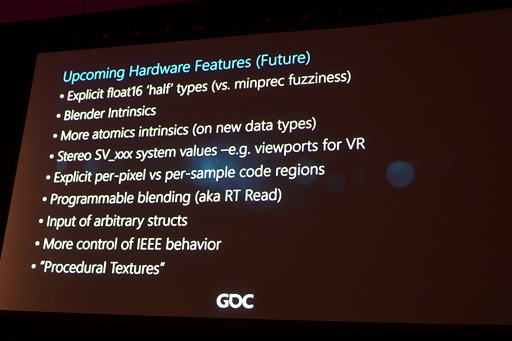 画像ギャラリー No.010のサムネイル画像 / ［GDC 2016］シェーダモデル6.0がやってくる！ Microsoftが語った「次のDirectX」