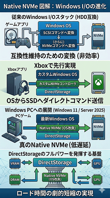 画像ギャラリー No.015のサムネイル画像 / PCのストレージを高速化する技術の最新版「DirectStorage 1.4」はこうなる