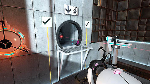 画像ギャラリー No.002のサムネイル画像 / Valve，名作パズルゲーム「Portal」が5月24日まで無料でプレイ可能。誰でも壁に穴ボコを開けるチャンスが到来