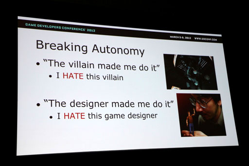 画像ギャラリー No.001のサムネイル画像 / ［GDC 2012］エアリスは冒険の途中で死んでしまったからこそ良いのだ――ゲームデザインのルールをあえて破る有効性