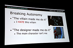 画像ギャラリー No.017のサムネイル画像 / ［GDC 2012］エアリスは冒険の途中で死んでしまったからこそ良いのだ――ゲームデザインのルールをあえて破る有効性