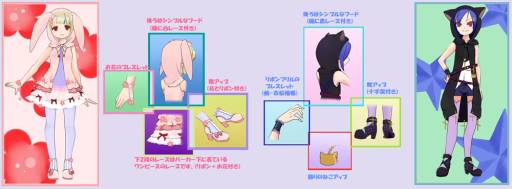 画像ギャラリー No.001のサムネイル画像 / 「ルナティアプラス」アバターデザインコンテストの一般投票がスタート