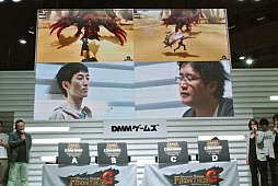 画像ギャラリー No.011のサムネイル画像 / ［TGS 2015］「MHF-G」チャンピオンシップトーナメントDMM杯が開催。さまざまな武器を使いこなす凄腕ハンター達がしのぎを削った