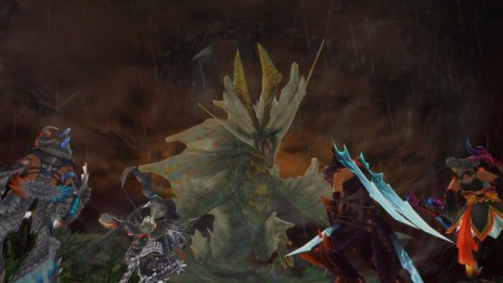 画像ギャラリー No.011のサムネイル画像 / 「MHF-Z」,新たな古龍「嵐龍アマツマガツチ」と「雅翁龍イナガミ」を11月1日に実装。新フィールド「霊峰」や新防具の情報も公開