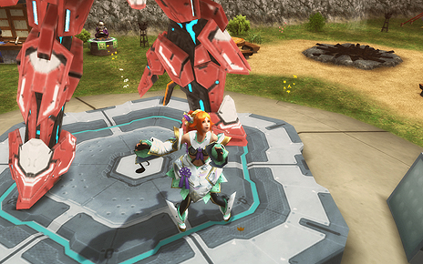 画像ギャラリー No.009のサムネイル画像 / 「MHF-Z」で「PSO2」コラボが本日スタート。PSO2なクエストや装備が登場，メゼポルタ広場には人型搭乗兵器「A.I.S」の姿も