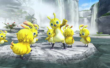画像ギャラリー No.015のサムネイル画像 / 「MHF-Z」で「PSO2」コラボが本日スタート。PSO2なクエストや装備が登場，メゼポルタ広場には人型搭乗兵器「A.I.S」の姿も