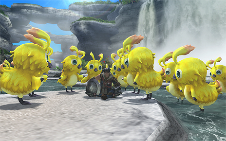 画像ギャラリー No.016のサムネイル画像 / 「MHF-Z」で「PSO2」コラボが本日スタート。PSO2なクエストや装備が登場，メゼポルタ広場には人型搭乗兵器「A.I.S」の姿も