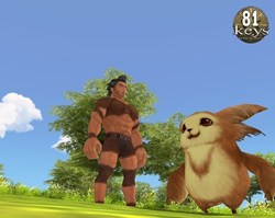 画像ギャラリー No.012のサムネイル画像 / 動物の魂が憑依した野蛮戦士？ 「81Keys」小麦色の肌と強靭な肉体が特徴の種族「ワッタ」の姿を動画を交えて確認しよう