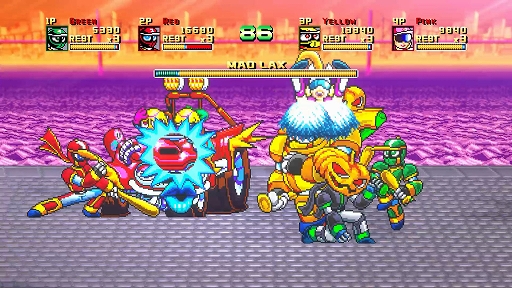 画像ギャラリー No.008のサムネイル画像 / 「野球格闘リーグマン Bases Loaded」，「燃えろ!!プロ野球」とのコラボステージを実装。ホームラン級の威力を誇る新技「バント」も登場
