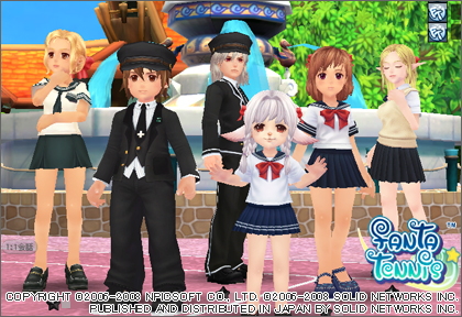 画像ギャラリー No.002のサムネイル画像 / 「ファンタテニス」に学生服登場＆クラブマークシステムを実装