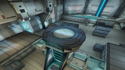 画像ギャラリー No.002のサムネイル画像 / 「クロスファイア」チームデスマッチ用新マップ「N.Station」が明日実装。低重力による高さを生かした空中戦の様子をプレイ動画で確認しよう