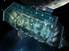 画像ギャラリー No.003のサムネイル画像 / 「クロスファイア」チームデスマッチ用新マップ「N.Station」が明日実装。低重力による高さを生かした空中戦の様子をプレイ動画で確認しよう