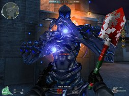 画像ギャラリー No.005のサムネイル画像 / 「クロスファイア」に「ゼノモード」が登場。最強のゴースト「ゼノ」と英雄「コマンダー」の戦いを体験してきた