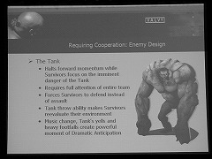 画像ギャラリー No.013のサムネイル画像 / ［GDC 2009＃17］なんのためにボスキャラがいるのか？ 「Left 4 Dead」に見る，プレイヤーをCo-opに誘う仕掛け