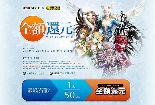 画像ギャラリー No.002のサムネイル画像 / 「MK-STYLE」7タイトルを対象に抽選でNET CASH経由の決済分を全額還元