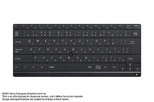 画像ギャラリー No.003のサムネイル画像 / SCEJ，PS3とBluetoothで接続できる「ワイヤレスキーボード」を6月30日に発売。同日からは「PlayStation 3 HDDレコーダーパック 320GB」の再販も