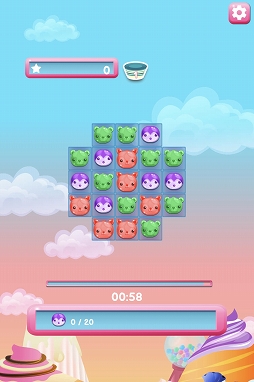 画像ギャラリー No.002のサムネイル画像 / Yahoo!ゲーム かんたんゲームに「ゼリーパズル」が登場