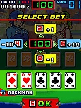 画像ギャラリー No.002のサムネイル画像 / 携帯電話向けFlashゲーム「ロックマン ポーカー」が配信に