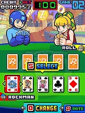 画像ギャラリー No.003のサムネイル画像 / 携帯電話向けFlashゲーム「ロックマン ポーカー」が配信に