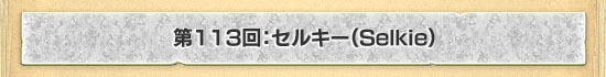 第113回:セルキー(Selkie)