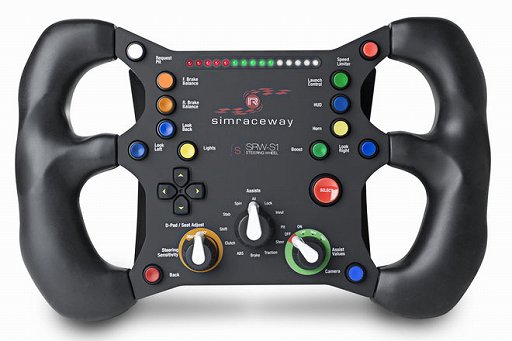 画像ギャラリー No.001のサムネイル画像 / ステアリング単体で操作するSteelSeries製PC用ステアリングコントローラ「Simraceway SRW-S1 Steering Wheel」が1月27日国内発売