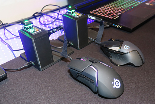 画像ギャラリー No.008のサムネイル画像 / ［CES 2018］深度センサーの採用でSteelSeriesは何を狙っているのか。新型マウス「Rival 600」のデモを見てきた