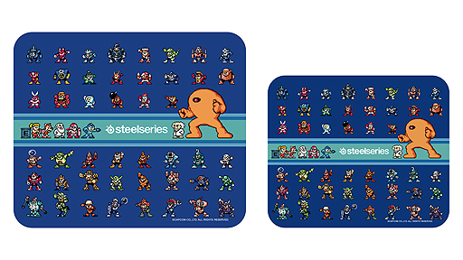 画像ギャラリー No.002のサムネイル画像 / 「ロックマン」モチーフのSteelSeries製マウスパッドが2月28日より国内限定販売へ。日本限定「Gaming Retrospective」シリーズ第3弾