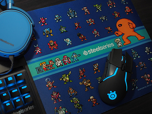 画像ギャラリー No.003のサムネイル画像 / 「ロックマン」モチーフのSteelSeries製マウスパッドが2月28日より国内限定販売へ。日本限定「Gaming Retrospective」シリーズ第3弾