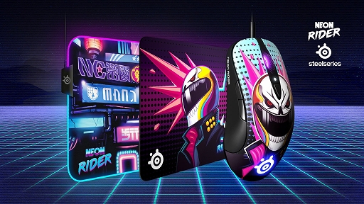 画像ギャラリー No.001のサムネイル画像 / SteelSeries,「CS:GO」のスキン「Neon Rider」をデザインしたマウスやマウスパッドを発表
