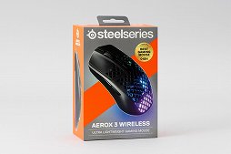 画像ギャラリー No.001のサムネイル画像 / 極端な肉抜きボディのワイヤレスマウス「Aerox 3 Wireless」レビュー。見た目の割に扱いやすく，バッテリーの持ちや高速充電も好印象