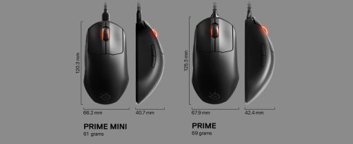 画像ギャラリー No.006のサムネイル画像 / SteelSeries独自スイッチを採用した有線マウス「Prime Mini」が2月11日発売