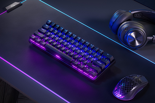 画像ギャラリー No.002のサムネイル画像 / SteelSeries,60%サイズの10キーレスキーボード「Apex Pro Mini」を発売。新型スイッチでさらなる高速入力と低遅延を実現