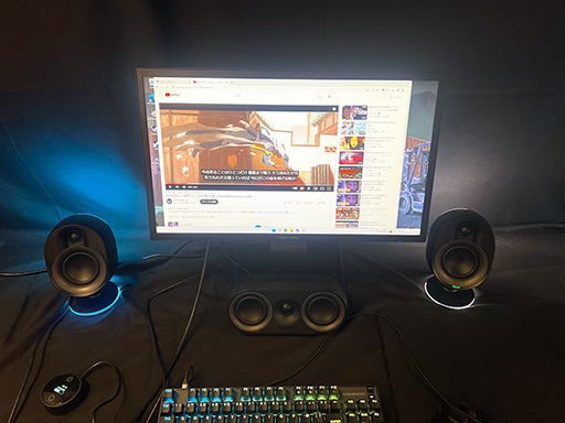 画像ギャラリー No.002のサムネイル画像 / SteelSeries初のスピーカーセット「Arena」シリーズを写真でチェック。定評あるヘッドセット譲りの技術を盛り込んだ製品だ