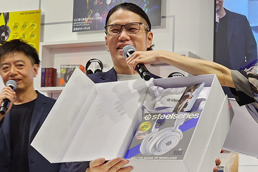 画像ギャラリー No.005のサムネイル画像 / ［TGS2023］人気レイヤーの伊織もえさんやストリーマーの石塚朱莉さんらが，SteelSeries初の公式アンバサダーに就任