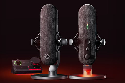 画像ギャラリー No.002のサムネイル画像 / SteelSeries初のスタンド付きマイク「Alias」が発表に。XLR端子装備のミキサー付属モデルに注目だ