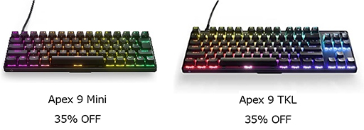 画像ギャラリー No.002のサムネイル画像 / SteelSeriesが新生活セールを開催。ゲーマー向け周辺機器が安価に