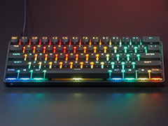 磁気式スイッチでSOCDにも対応する60％キーボード「Apex Pro Mini Gen 3」がSteelSeriesから4月4日発売