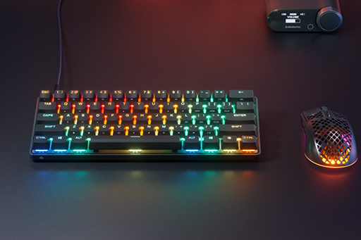 画像ギャラリー No.002のサムネイル画像 / 磁気式スイッチでSOCDにも対応する60％キーボード「Apex Pro Mini Gen 3」がSteelSeriesから4月4日発売