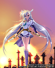 画像ギャラリー No.014のサムネイル画像 / 工画堂スタジオ「暁のアマネカと蒼い巨神」の概要公開。発売は2008年3月に