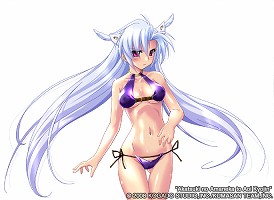 画像ギャラリー No.022のサムネイル画像 / 「暁のアマネカと蒼い巨神」発売延期。おわび（？）の水着イラスト大公開