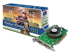 画像ギャラリー No.001のサムネイル画像 / アスク，FEZ推奨で購入特典付きのGeForce 8600 GT搭載カード