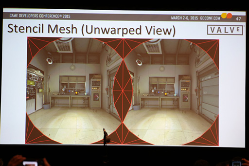 画像ギャラリー No.009のサムネイル画像 / ［GDC 2015］「SteamVR」とは何か？ ValveがそのVRレンダリング技術を語る